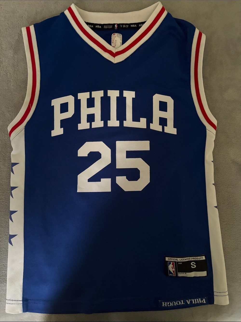 NBA Philadelphia 76ers #25 Simmons Basketball Jersey